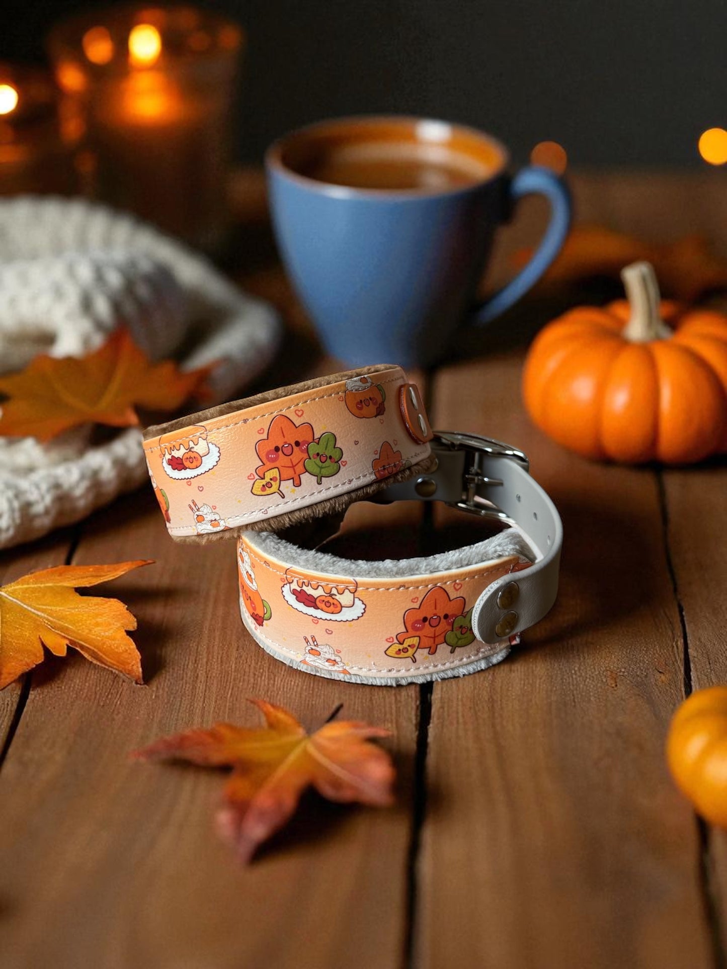 đ Pumpkin Spice & Leaves đ„§ Collier automne UV