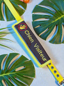 Manchon de laisse brodé