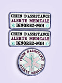 Set Patches : Chien d'assistance, alerte médicale