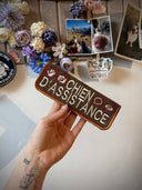 Manchon de laisse brodé