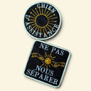 Set 2 patchs « Soleil et lune »