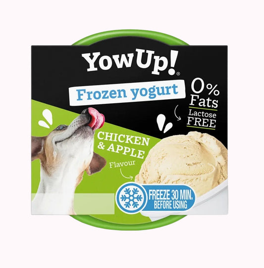 Crème glacée YowUp, yogourt et pommes, poulet