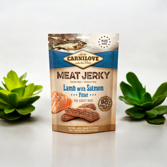 Meat Jerky Saumon et Agneau - Carnilove