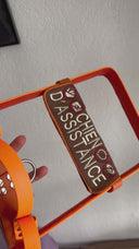 Manchon de laisse brodé