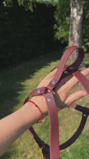 Harnais en Y léger BioThane® 19 mm - saddle brown